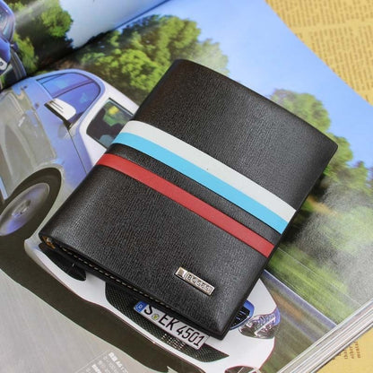 Men'S US 100 Dollar Bill Leather Wallets Bifold Photo Card Holder Handbag Clutch