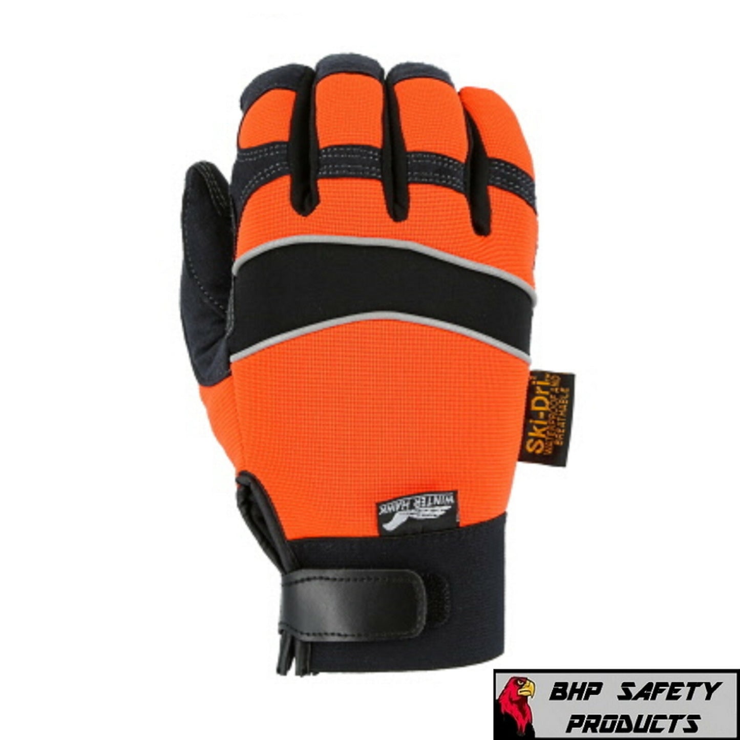 Majestic 2145 Winter Hawk Armorskin Insulated Mechanics Work Gloves, Waterproof
