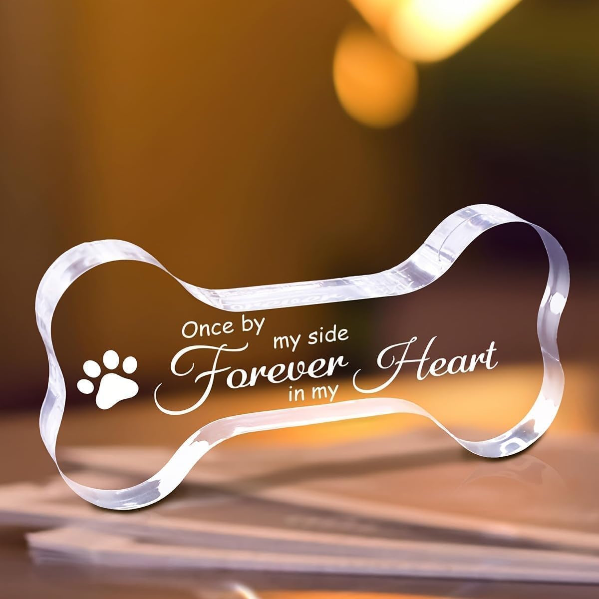 Pet Lover Pet Memorial Ornament Remembrance Gifts: Loss of Dog Cat Sympathy Gift Crystal B