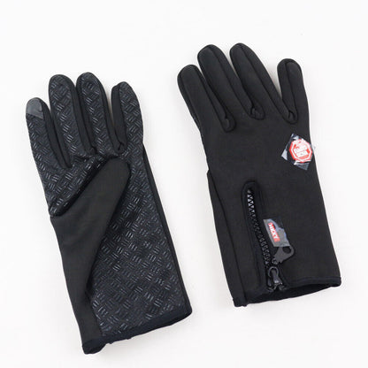 Thermal Waterproof Winter Gloves | Windproof Touch Screen Mittens for Men & Women | Non-Slip Grip, Zipper Fit, Lightweight & Warm for Cold Weather