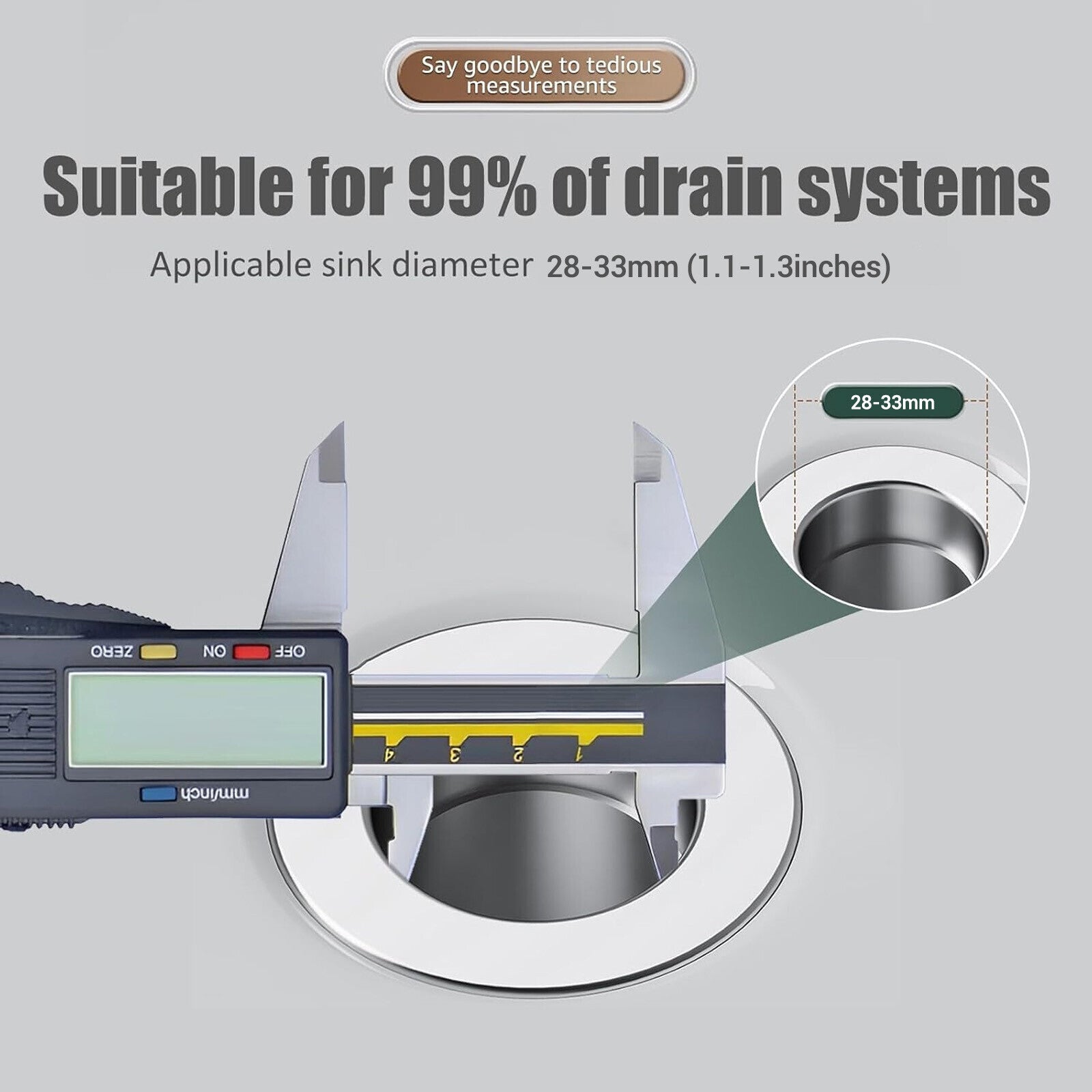 Effortless Drain Protection: Universal Bathroom Sink Stopper & Hair Catcher Strainer