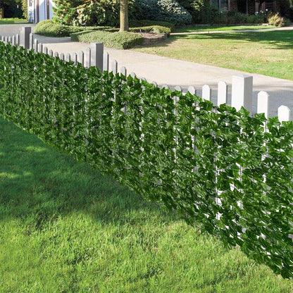 118"X39" Artificial Faux Ivy Leaf Hedge Fencing Privacy Fence Garden Decorate