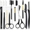 make up solutions EyebrowKit PrecisionTrimmer Tweezers Scissors BrowShaping GroomingTool MakeupEssentials BeautyMustHave