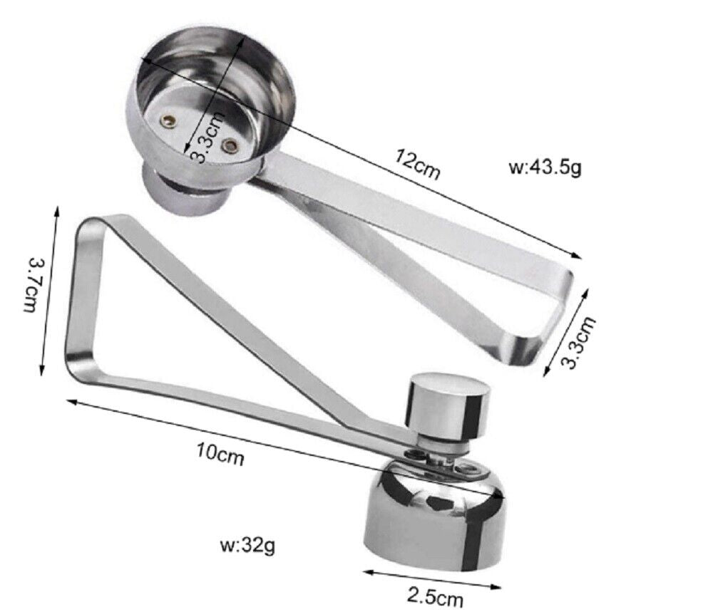Stainless Steel Egg Topper – Precision Shell Cutter Cracker Tool for Boiled Eggs