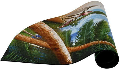 Half round Rubber Door Mat, Decorative Indoor Outdoor Non Slip Front Door Mat