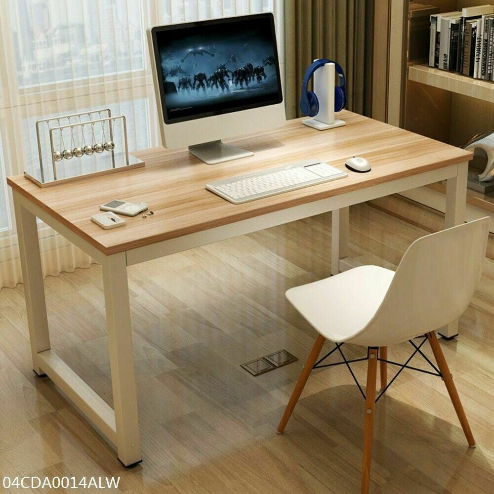 55 Inch G-Plus Computer Table Study Desk Office Furniture Oak Color Workstation