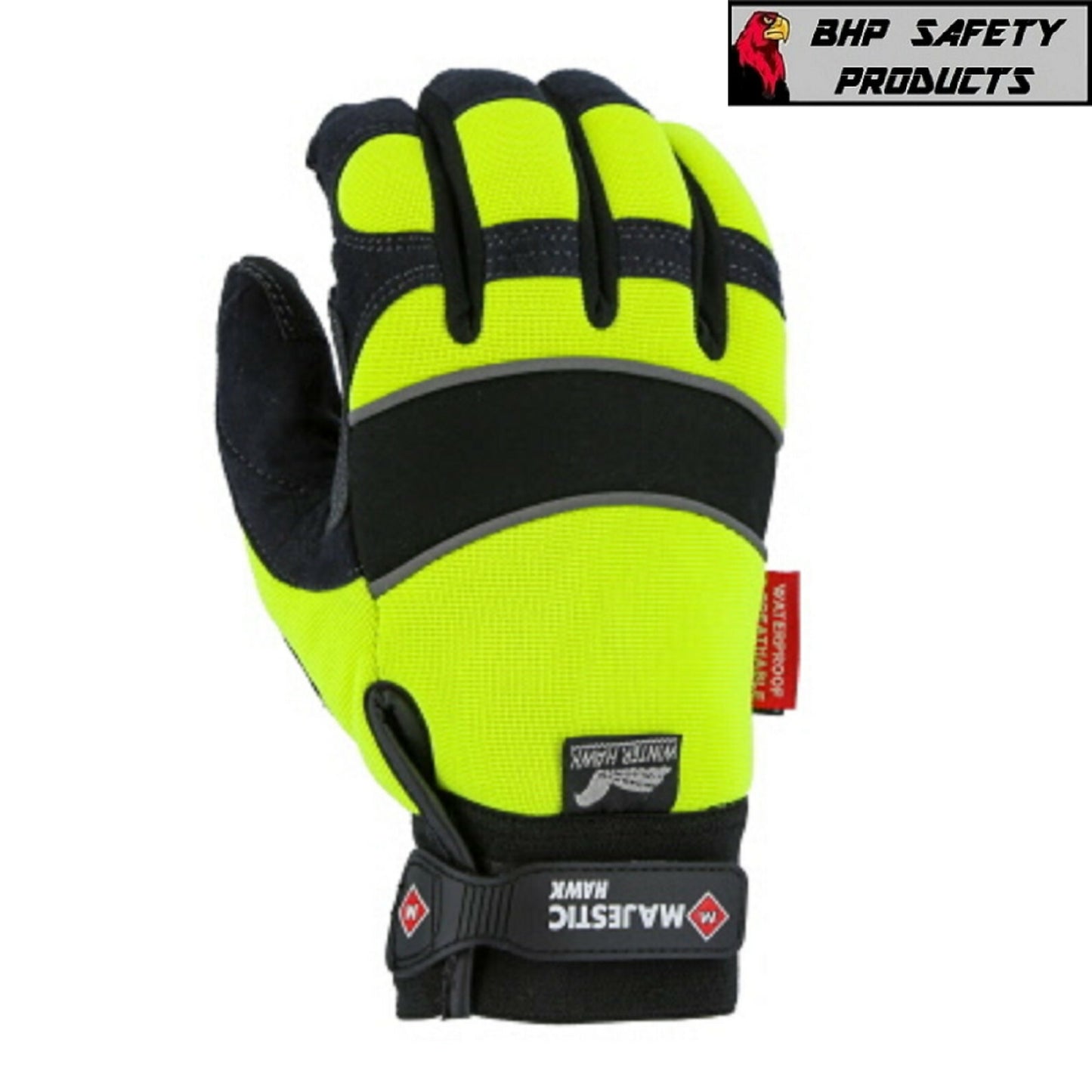 Majestic 2145 Winter Hawk Armorskin Insulated Mechanics Work Gloves, Waterproof