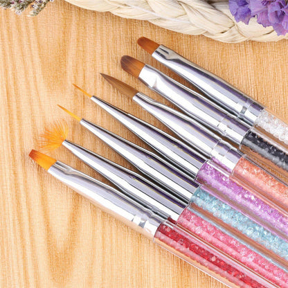 27 Pcs Nail Art Design Set Dotting Painting Drawing Polish Brush Pen Tool Kit US