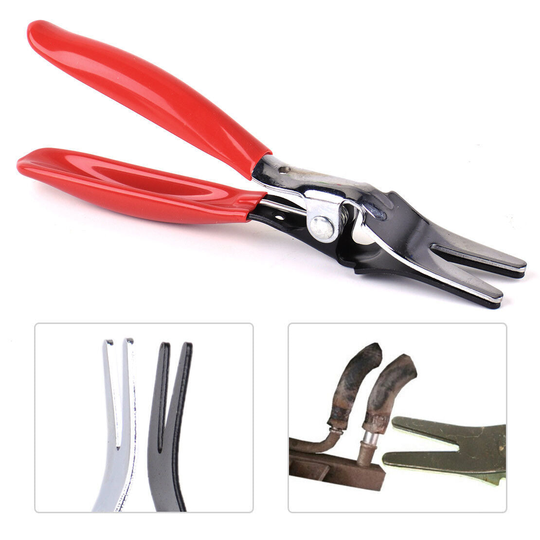 Separator Pliers Pipe Tool Angled Auto Fuel Water Vacuum Line Tube Hose Remover