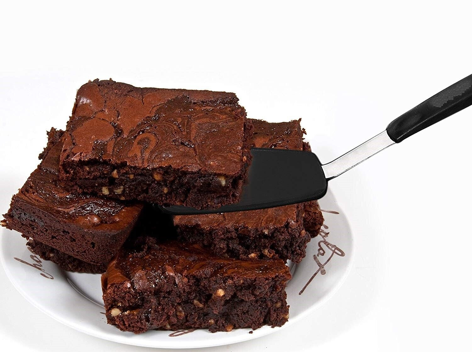 Silicone Spatula Turner - Heat Resistant 440°F, Non-Stick, BPA-Free, Stainless Steel Core, Soft Grip Handle - Perfect for Pancakes, Eggs & Cooking!