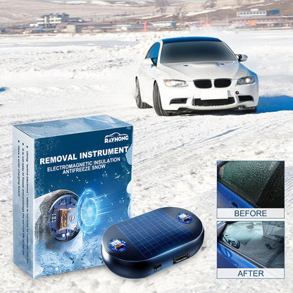 Car Snow Remover Electromagnetic Ice Melter – Touch-Free Frost & Ice Prevention, No Chemicals Needed, Keeps Windshield Clear in Freezing Temperatures!