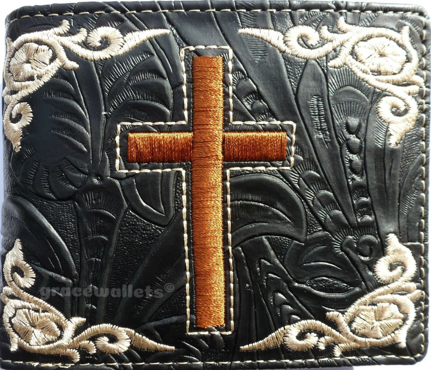 Cross Mens Wallet Texas Western Bifold W059 Black