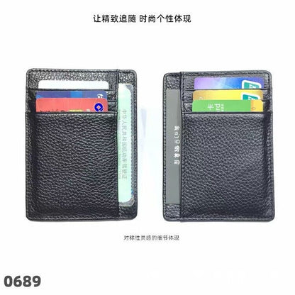 RFID Blocking Slim PU Leather Wallet | Unisex Credit & ID Card Holder | Lightweight, Stylish, Durable for Everyday & Travel | Secure Anti-Theft Design