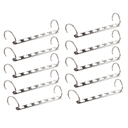 2-10X Magic Metal Wonder Hanger Closet Space Saver Organizer Rack Clothes Hooks