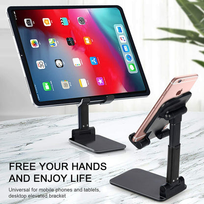 Adjustable Cell Phone Stand Holder Desk Dock Mount for Ipad Iphone Kindle Tablet