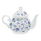 Lavender Field Floral Pattern Ceramic Teapot 32Oz