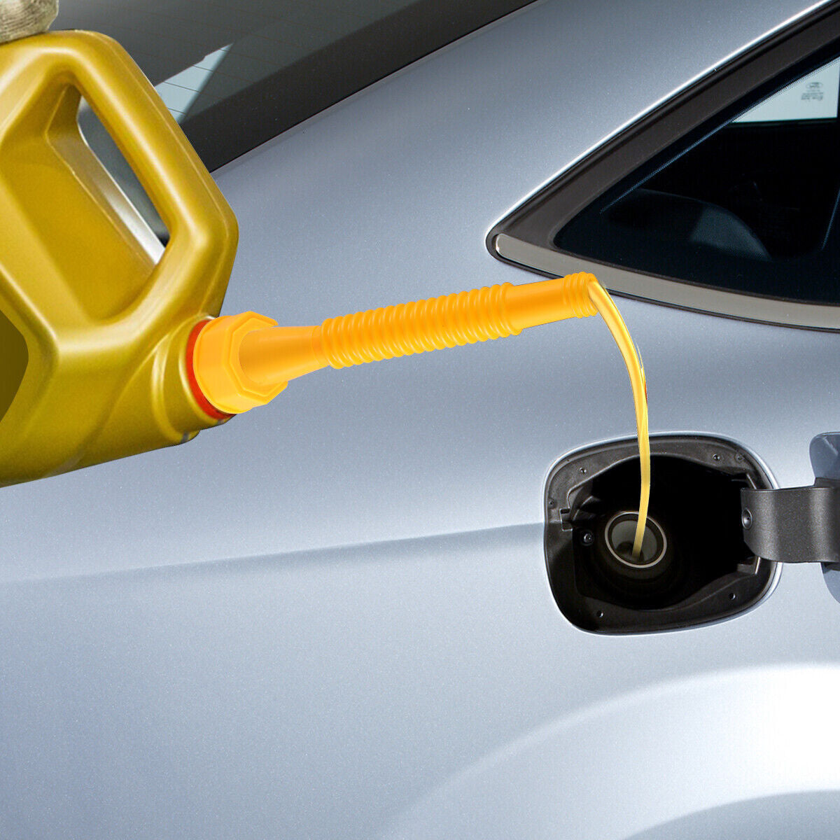 Gas Can Spout Replacement Kit - No Spill Nozzle, Flexible Fuel Spout, Vent Caps & Durable Gasket for 1/2/5/10 Gallon Plastic Gas Cans – Easy Install