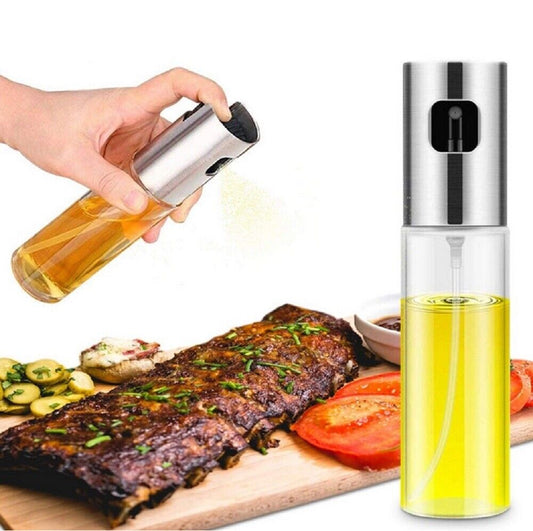 Stainless Steel Olive Oil Sprayer Mister – Cooking Spray for BBQ, Salad, Baking