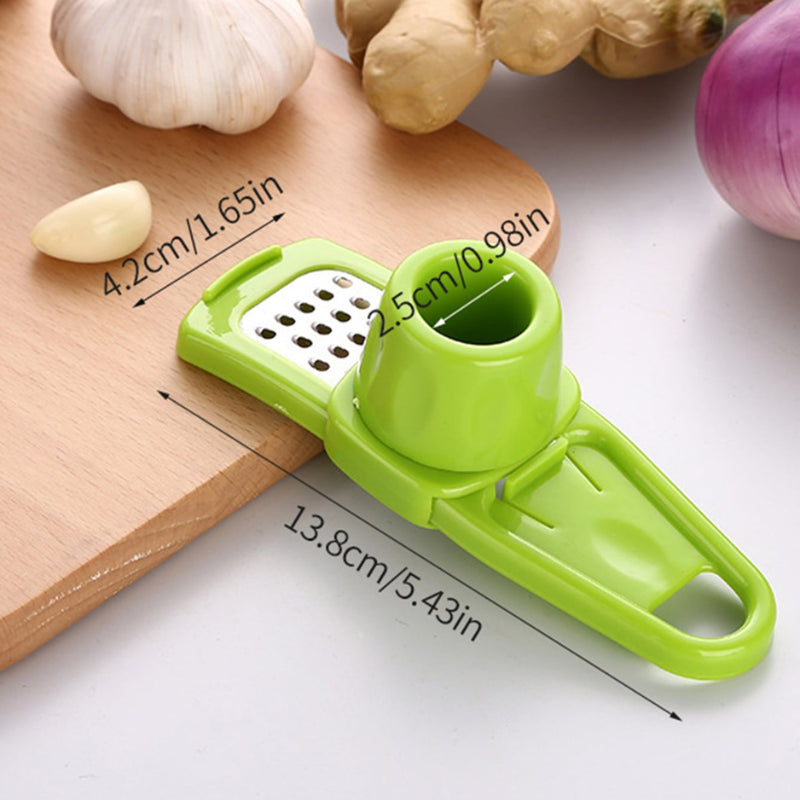 Multifunctional Garlic Grinder | Easy Garlic & Ginger Crusher | 1Pc Kitchen Tool for Minced Garlic, Ginger Paste, and Effortless Food Prep