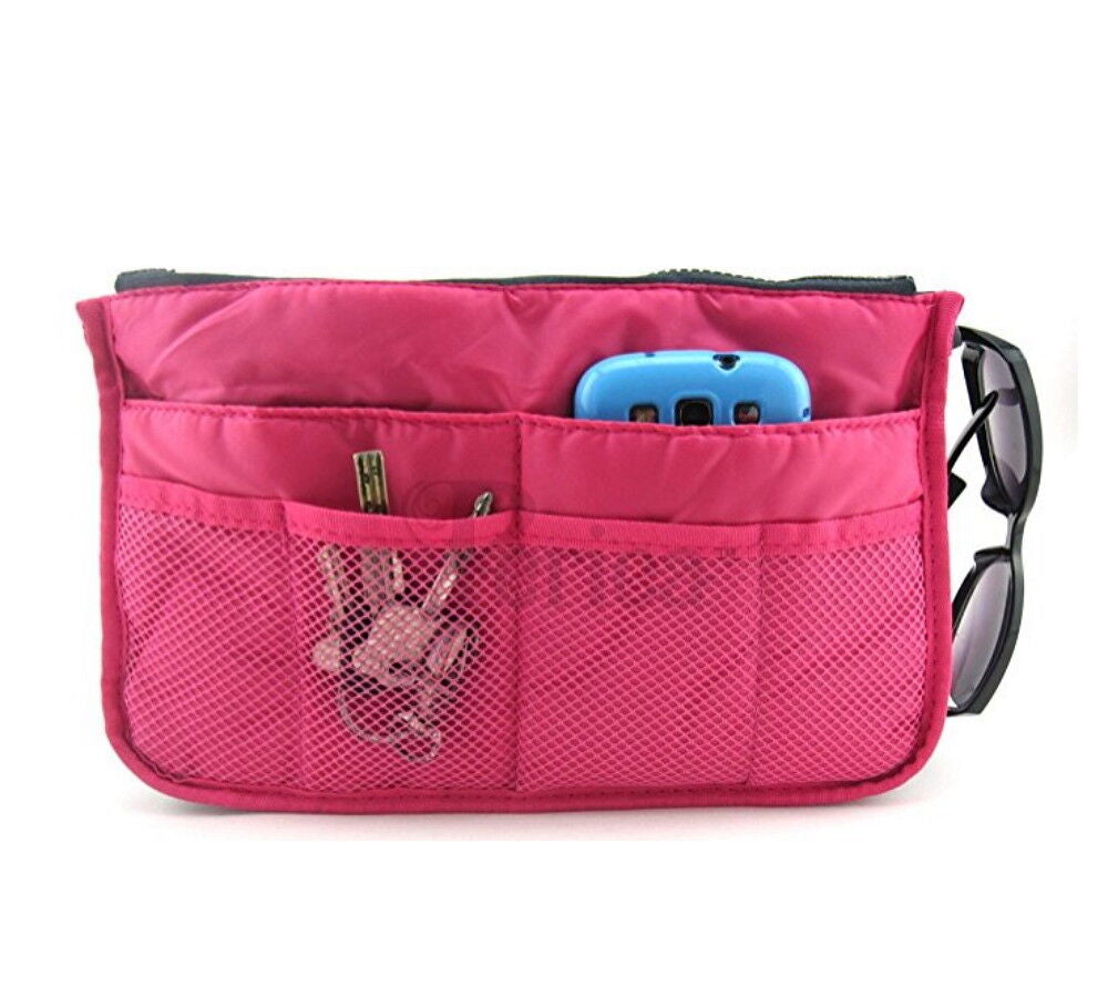 Women's Travel Purse Organizer Insert – Multi-Pocket Tote Handbag Liner for Easy Bag Swap, Lightweight Storage for Essentials, Makeup & Accessories