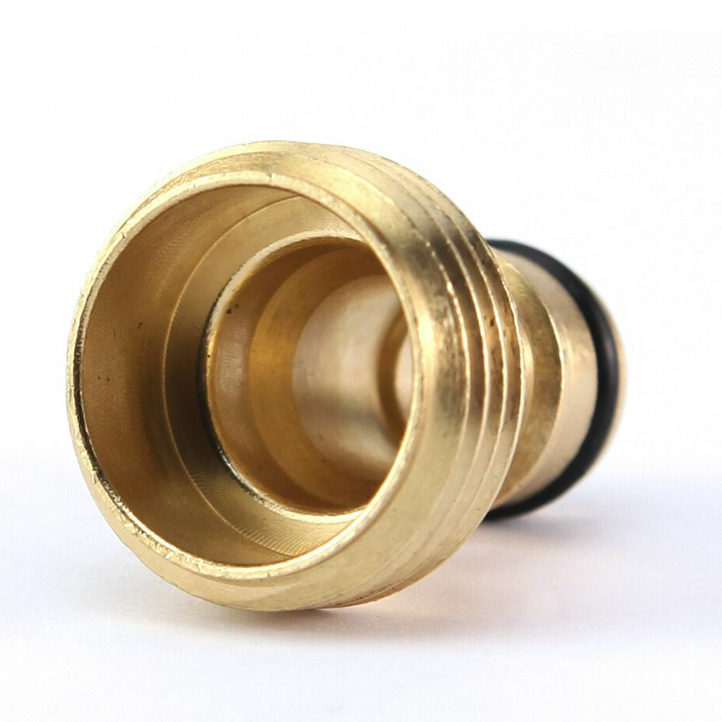 Quick Connect Brass Garden Hose Set 3/4" – Leak-Free, Durable & Easy to Use – Universal Fit for Hose, Spigot & Nozzle – Fast Install & Disconnect