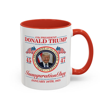 Donald Trump 45Th & 47Th President Inauguration Mug January 2025 Commemorative