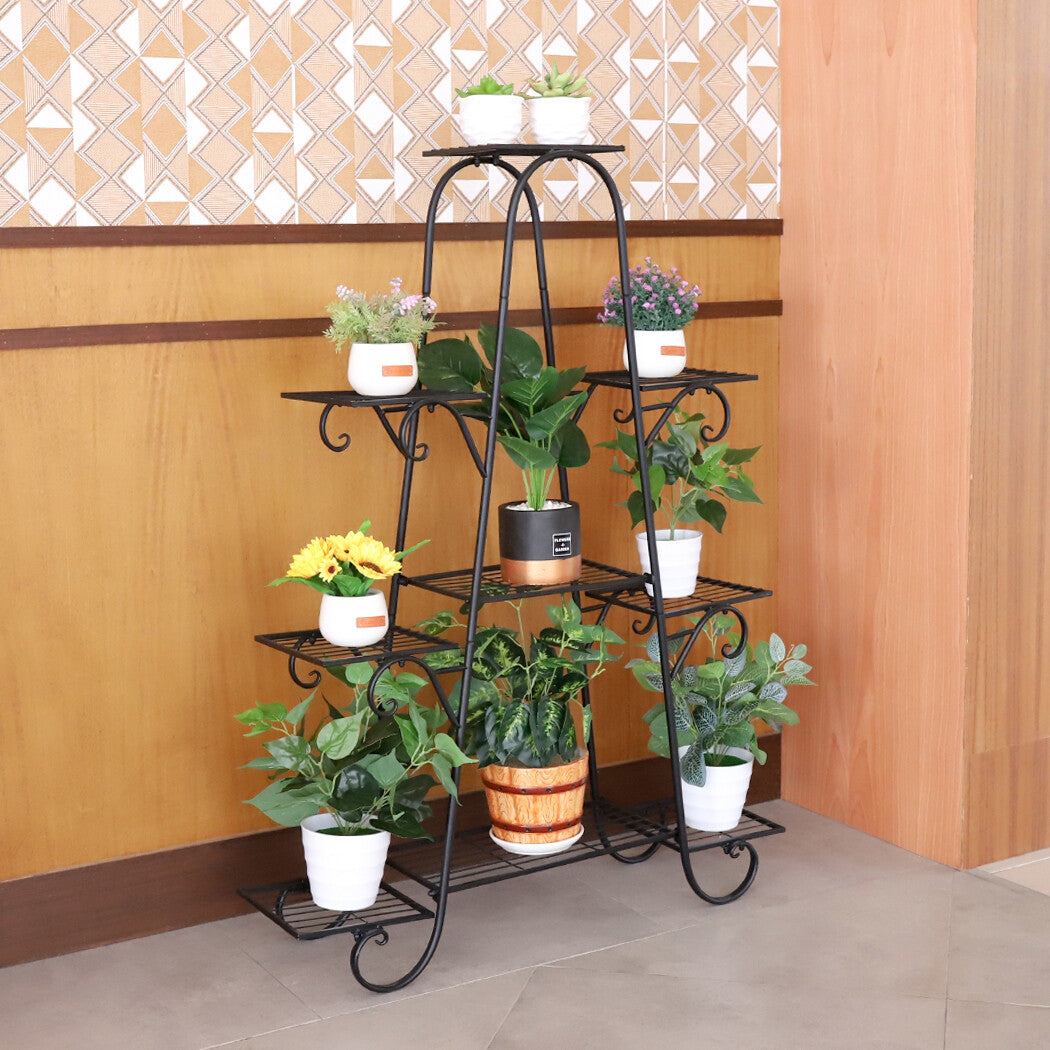 Thick Multi Tier Metal Plant Stand Display Bonsai Shelf Home Garden Patio Room