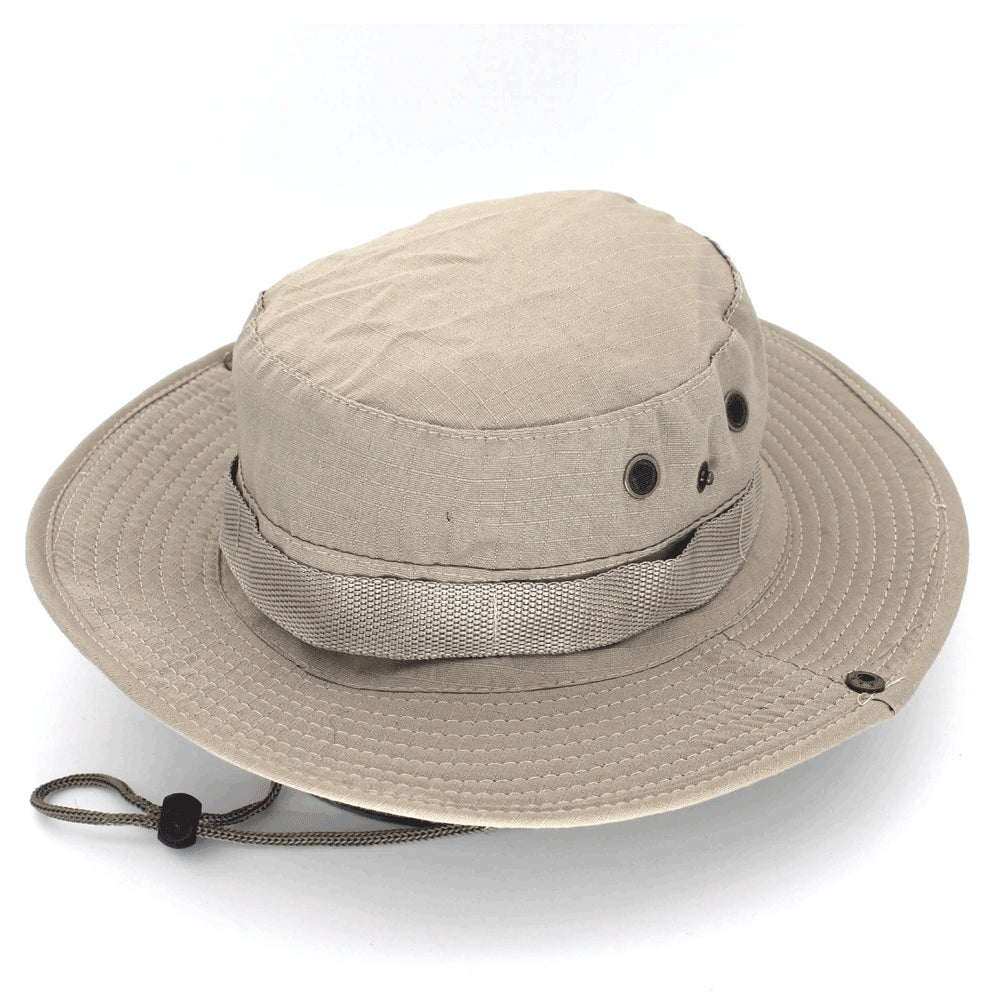Boonie Bucket Hats Outdoor Fishing Hunting Wide Brim Mesh Camo Safari Sun Cap