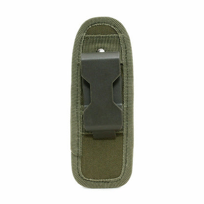Tactical Nylon Molle Flashlight Holder Belt Holster Flashlight Torch Case Pouch