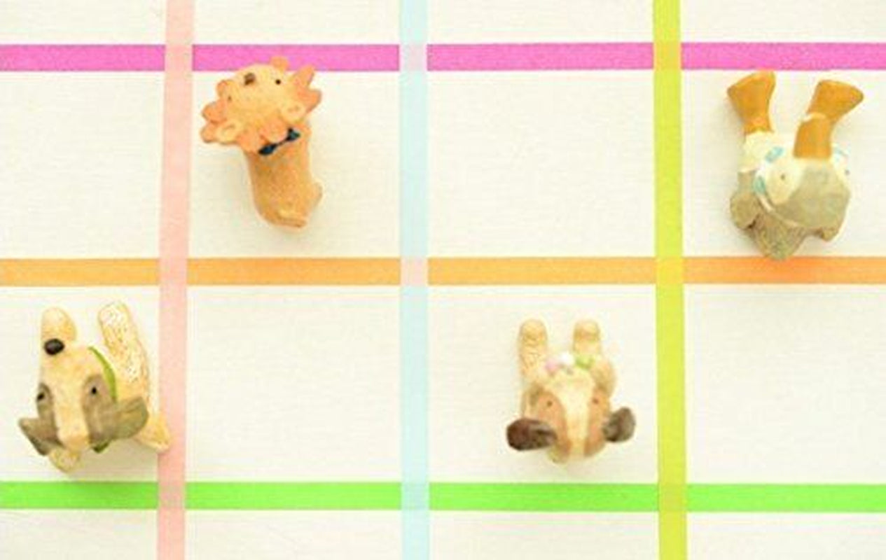 10 Rainbow Writable Washi Tape Set - Paper Masking Sticky Adhesive Craft Tape
