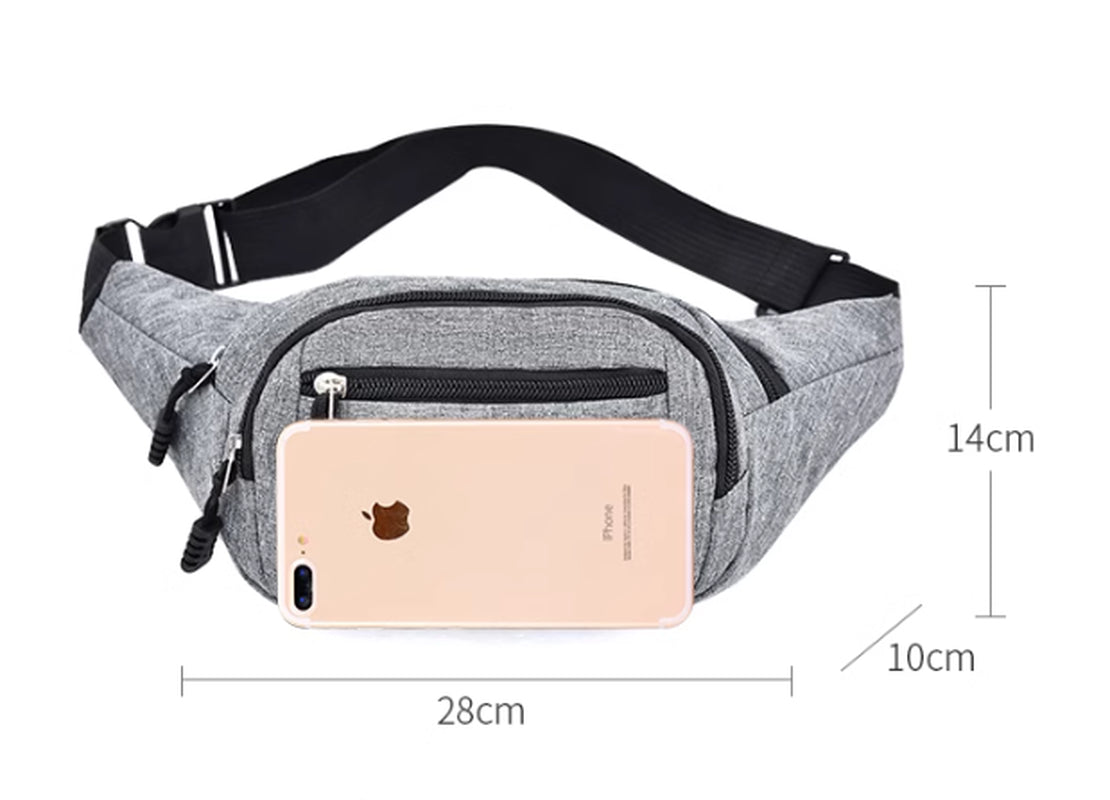 Fanny Pack Waist Bag Men Women Shoulder Hip Belt Bum Sport Travel Waterproof