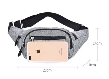 Fanny Pack Waist Bag Men Women Shoulder Hip Belt Bum Sport Travel Waterproof