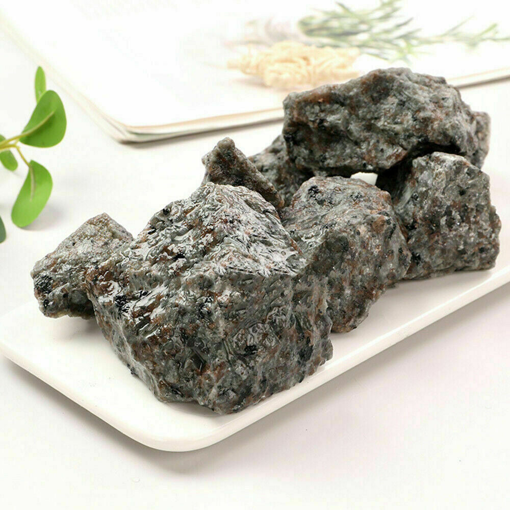 Orange Stone Crystal Natural 100G Flame Fire Stone Syenite Containing Fluorescent Sodalite Rough Raw