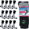 6-12 Pairs Men'S Winter Heavy Duty Warm Thermal Crew Work Boots Socks 9-11,10-15