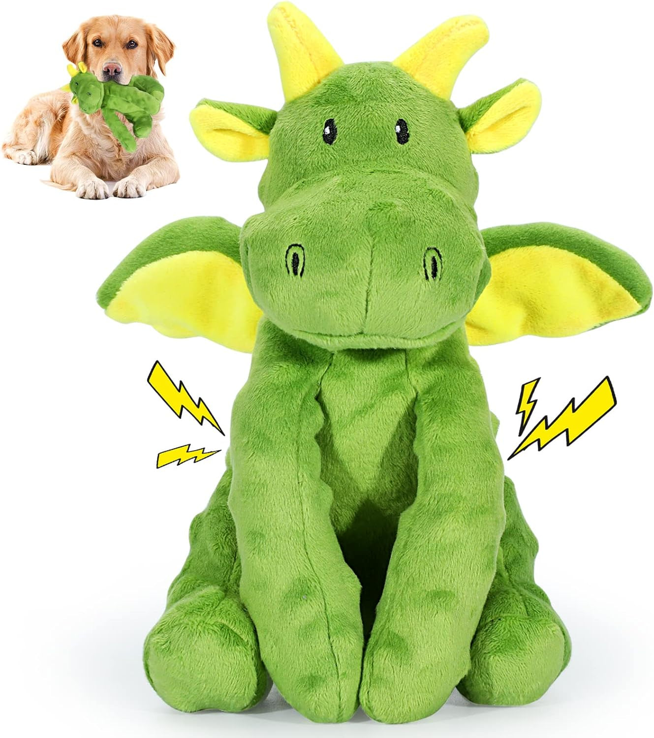 Squeaky Dog Toys Plush Dog Toy with Crinkle Paper Stuffed Durable Dog Chew Toys