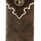 Cross Praying Cowboy Men Wallet Western Bifold Check Book Style W089-30 Brown