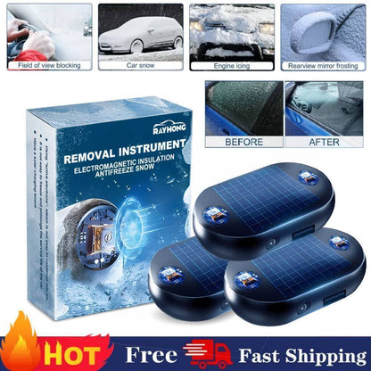 Car Snow Remover Electromagnetic Ice Melter – Touch-Free Frost & Ice Prevention, No Chemicals Needed, Keeps Windshield Clear in Freezing Temperatures!