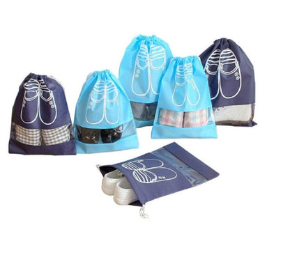 8-Piece Shoe Bag Set – Dust-Proof Drawstring Organizer for Luggage, Closet, Gym & Packing Essentials