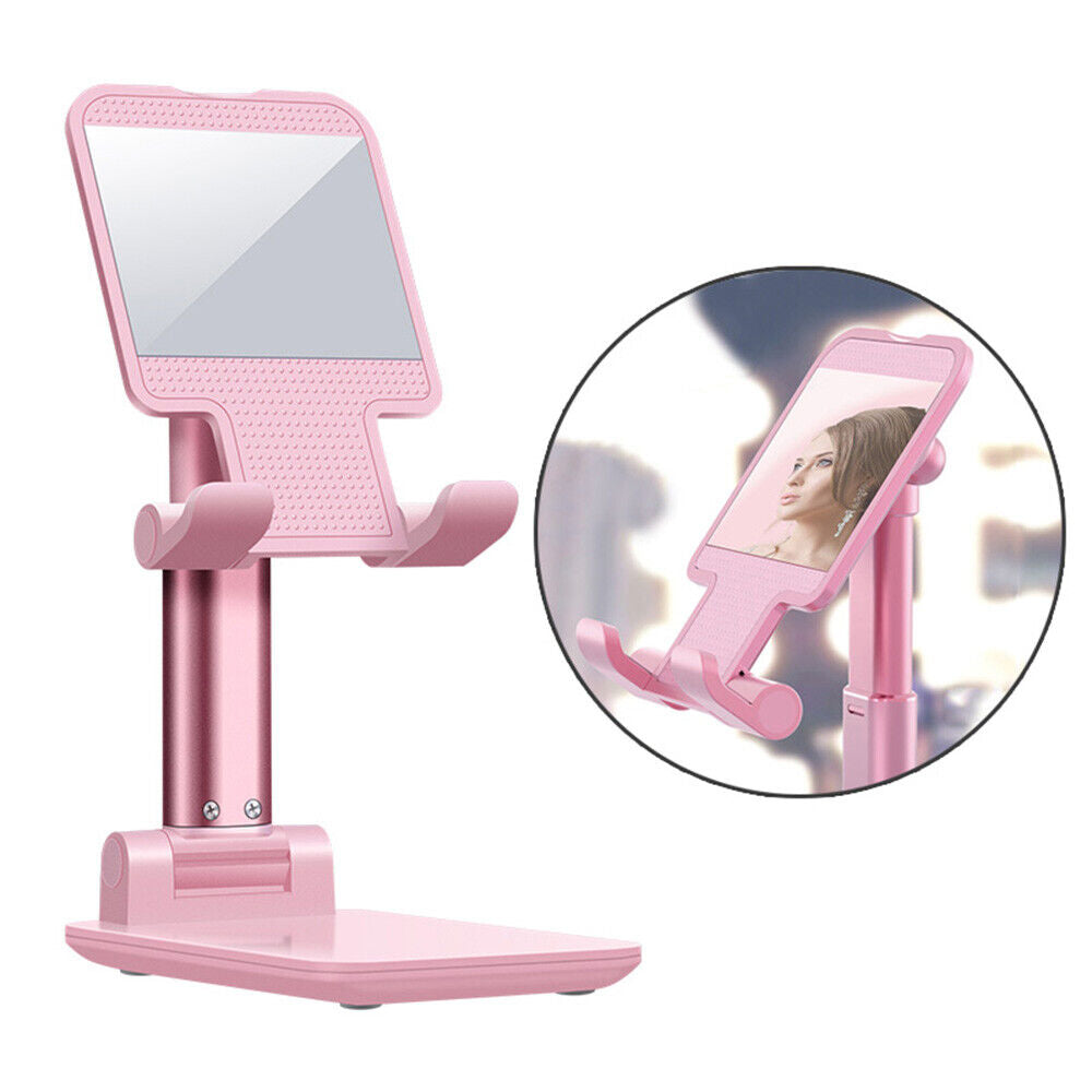 Adjustable Cell Phone Stand Holder Desk Dock Mount for Ipad Iphone Kindle Tablet