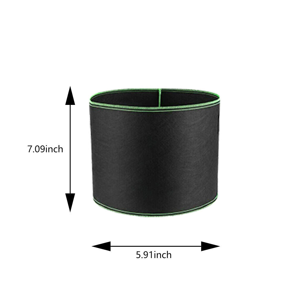 Plant Grow Bags | 5/10pcs 1-30 Gallon Thickened Nonwoven Fabric Pots | Durable & Breathable Containers for Gardening, Vegetables & Flowers