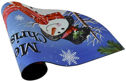 Half round Rubber Door Mat, Decorative Indoor Outdoor Non Slip Front Door Mat