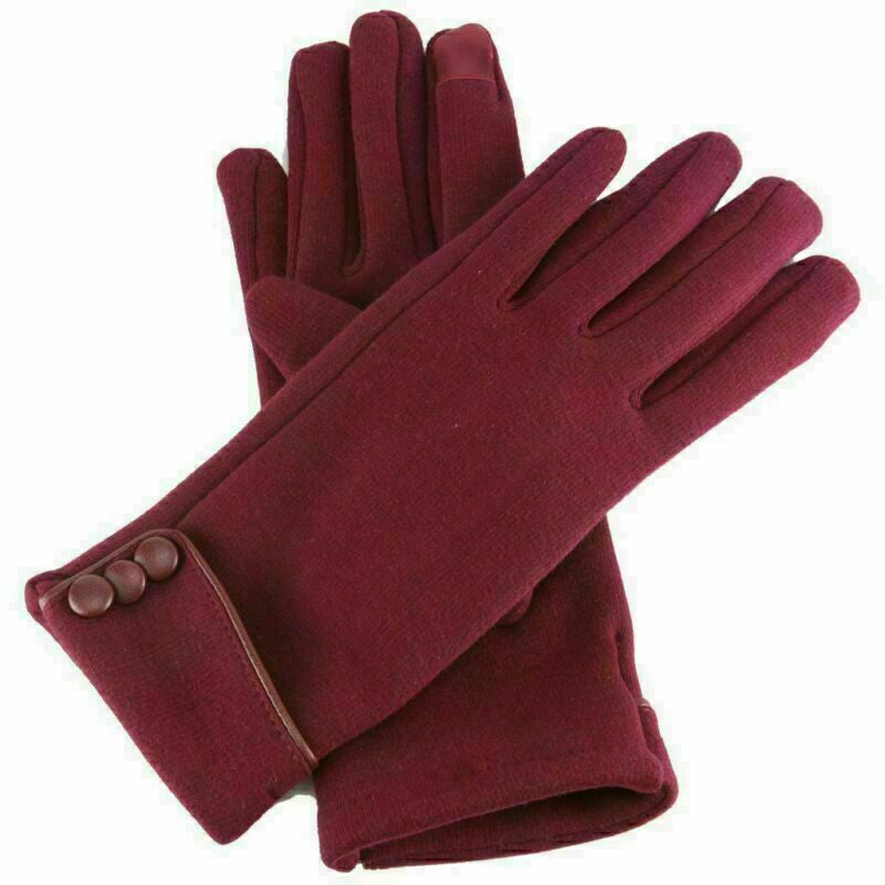 Women’s Warm Cashmere Touchscreen Gloves – Thick, Soft Winter Fleece Gloves for Texting, Typing, Cycling, Stylish Gift for Ladies