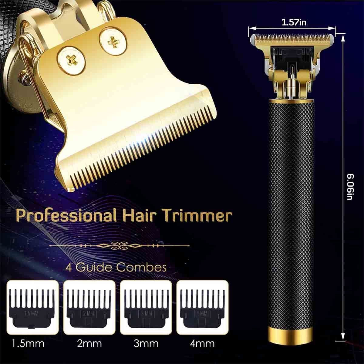 Barber Essential: Professional Cordless Hair Clippers & Beard Trimmer – Precision Shaver for Fades, Line-Ups & Home Cuts | TikTok Grooming Find