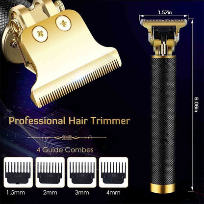Barber Essential: Professional Cordless Hair Clippers & Beard Trimmer – Precision Shaver for Fades, Line-Ups & Home Cuts | TikTok Grooming Find