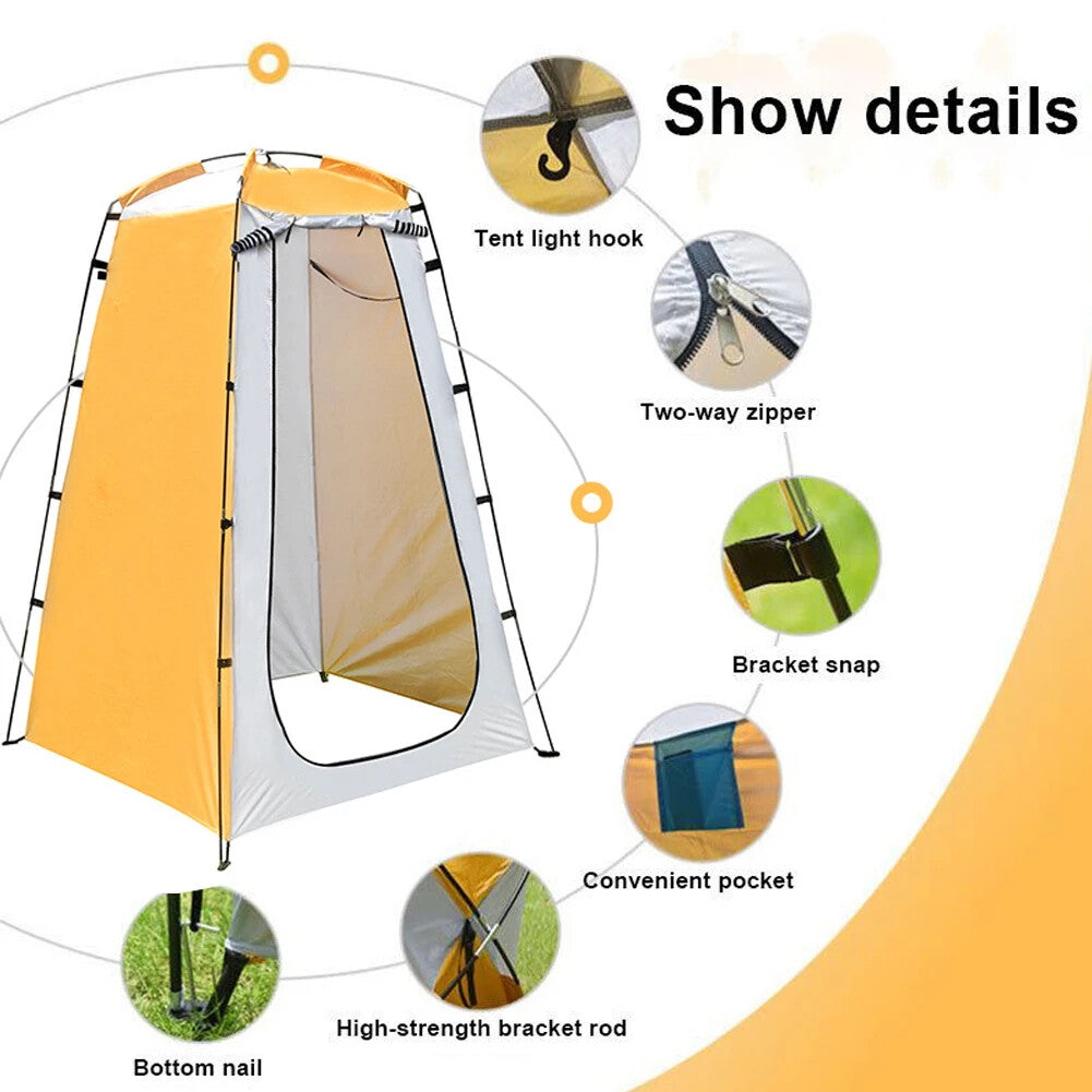 Pop up Shower Tent Outdoor Camp Tent Privacy Shower Toilet Changing Hiking