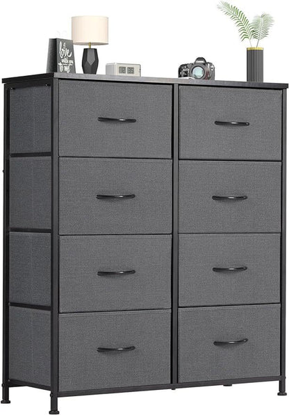 8 Drawers Dresser for Bedroom Organizer Storage Drawers Fabric Chest of Drawers