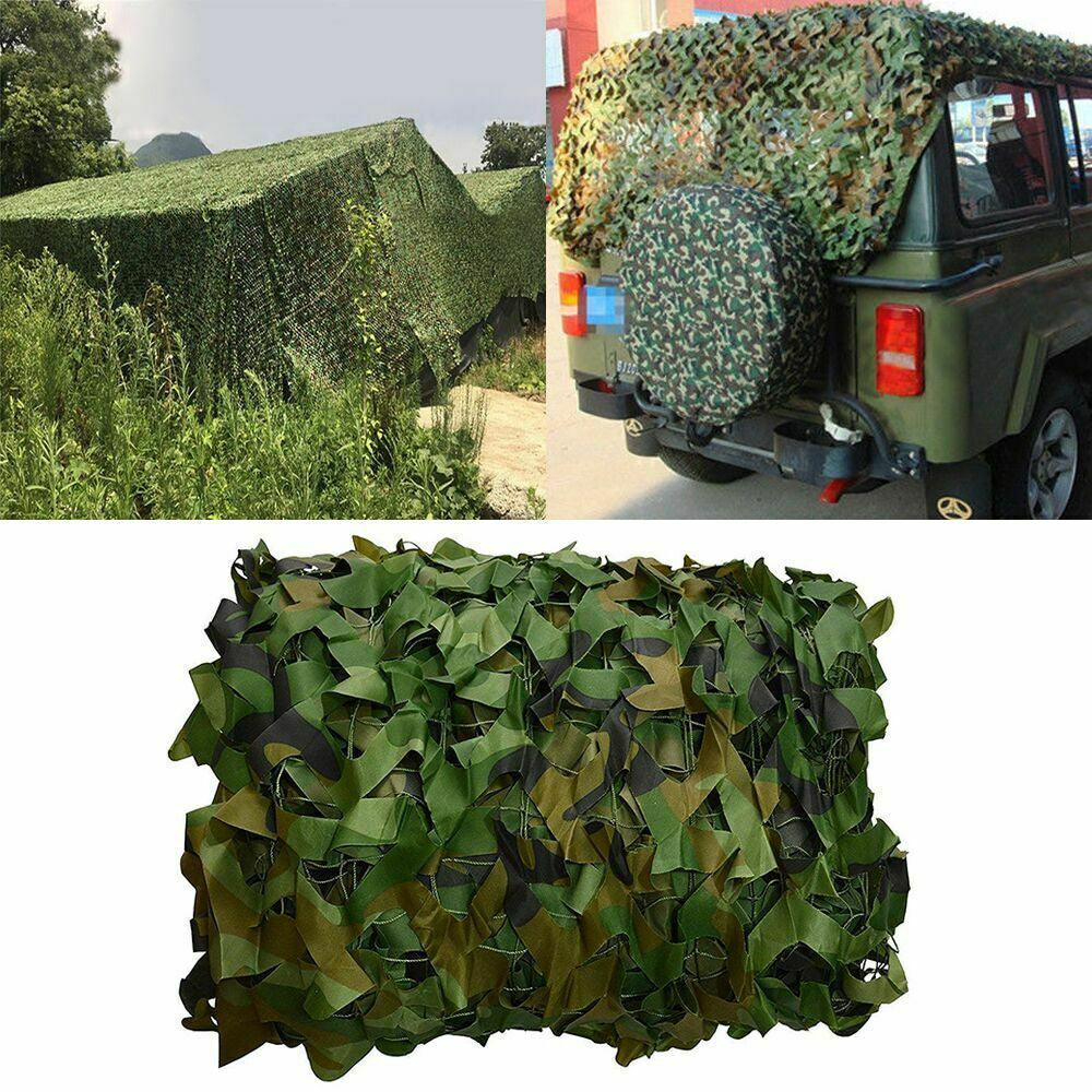 Camo Netting | Military Hunting Sunshade Canopy for Camping & Shooting | Durable Blinds Net Ideal for Outdoor Décor, Shelters & Wildlife Hides!