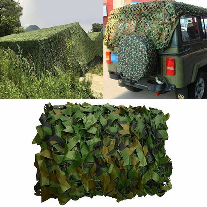 Camo Netting | Military Hunting Sunshade Canopy for Camping & Shooting | Durable Blinds Net Ideal for Outdoor Décor, Shelters & Wildlife Hides!