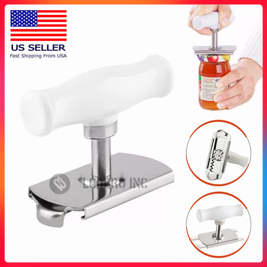 Can Opener Adjustable Jar Lid Bottle Remover Stainless Steel Twist off Grip Tool