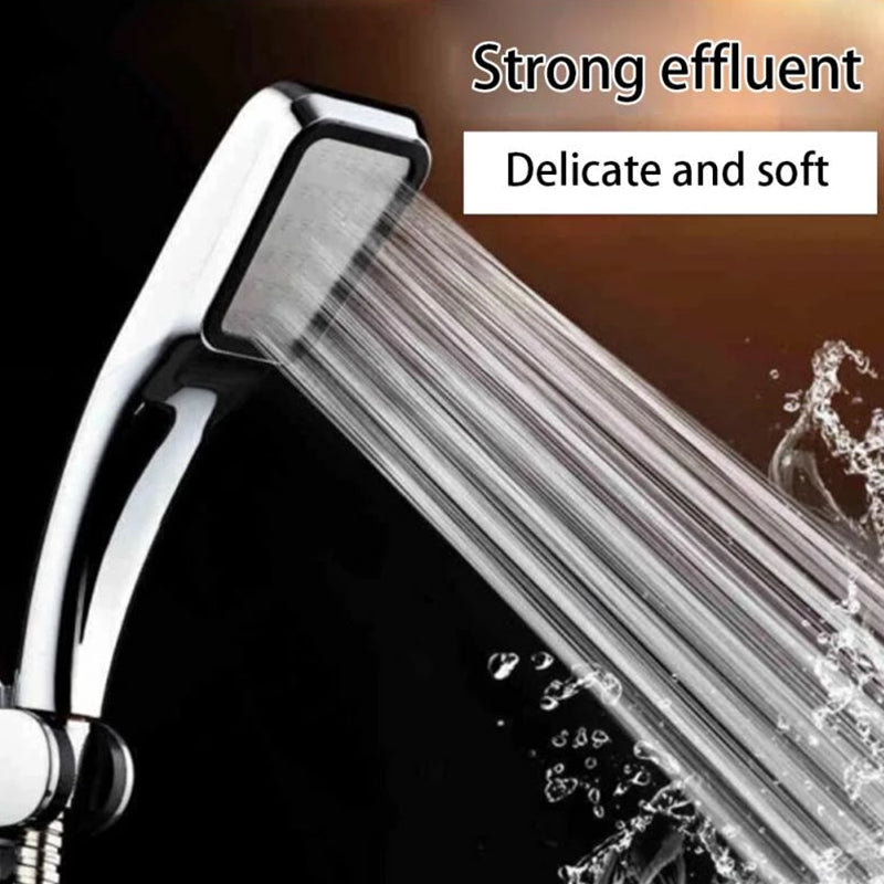 300 Holes High Turbo Pressure Bathroom Shower Head Powerful Water Saving Filte